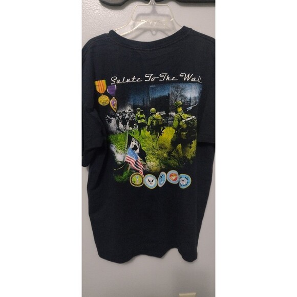 Rolling Thunder XXI POW Mia Ride To The Wall Salute Military T-Shirt - Picture 4 of 5